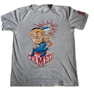 Nike Air Jordan Melo Banner Dri-Fit T-Shirt Grey Heather Men's M